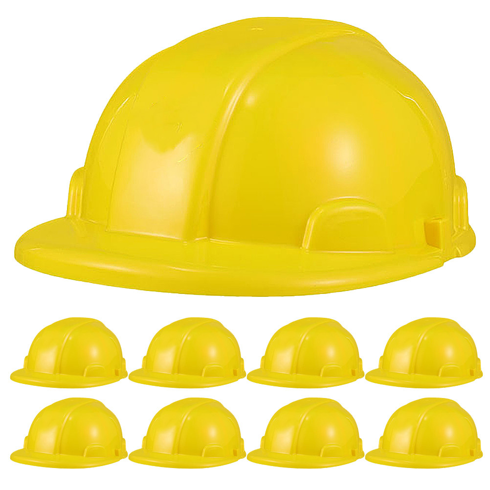 Kids Outdoor Playset - 9Pcs Kids Construction Hard Hat Set