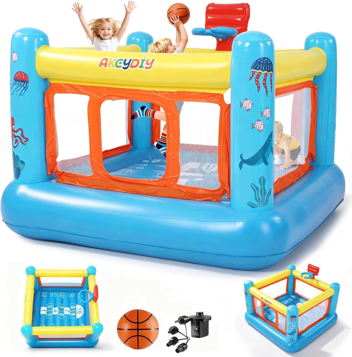 Kids Outdoor Jumping - Bounce House, PVC Inflatable Bounce House