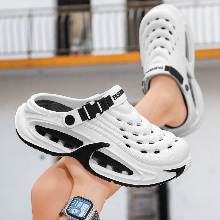 Outdoor Kid - Men's thick-soled cool slippers men's summer