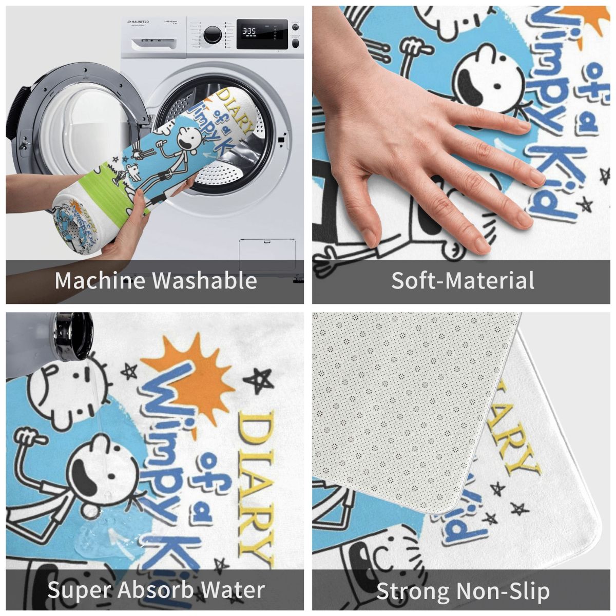Diary Of A Wimpy Kid Anti-slip - Kids Outdoor Floor Cushions ulasan dan harga
