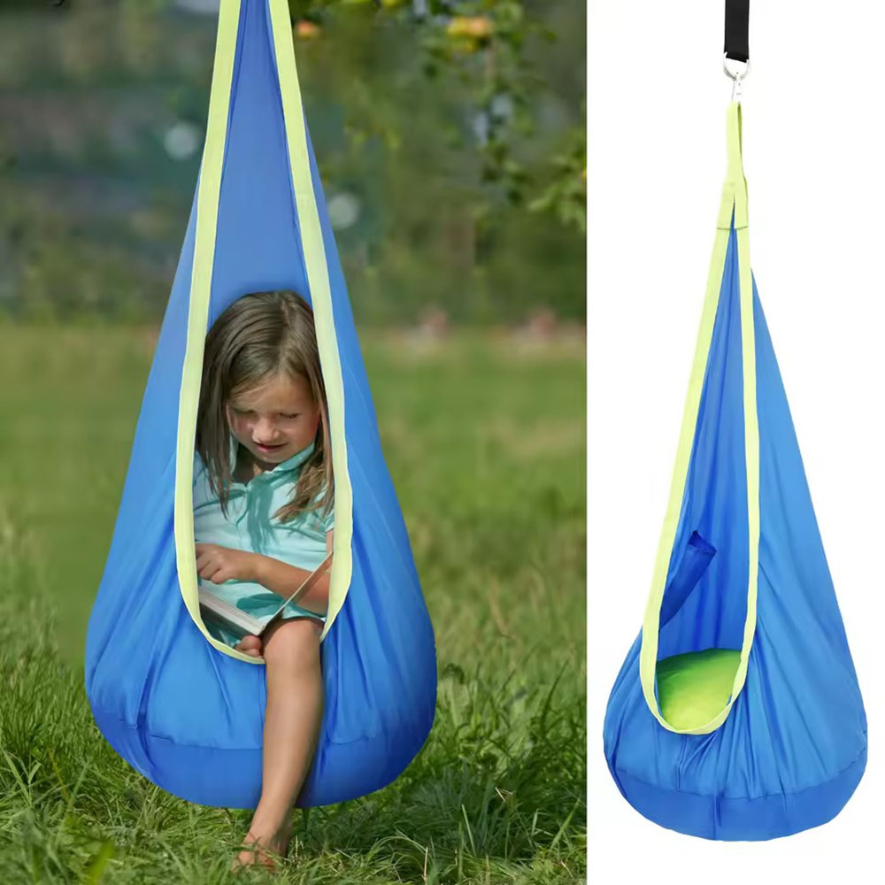 Kids Pod Swing Seat Nylon Hang - Kids Outdoor Swing And Slide ulasan dan harga