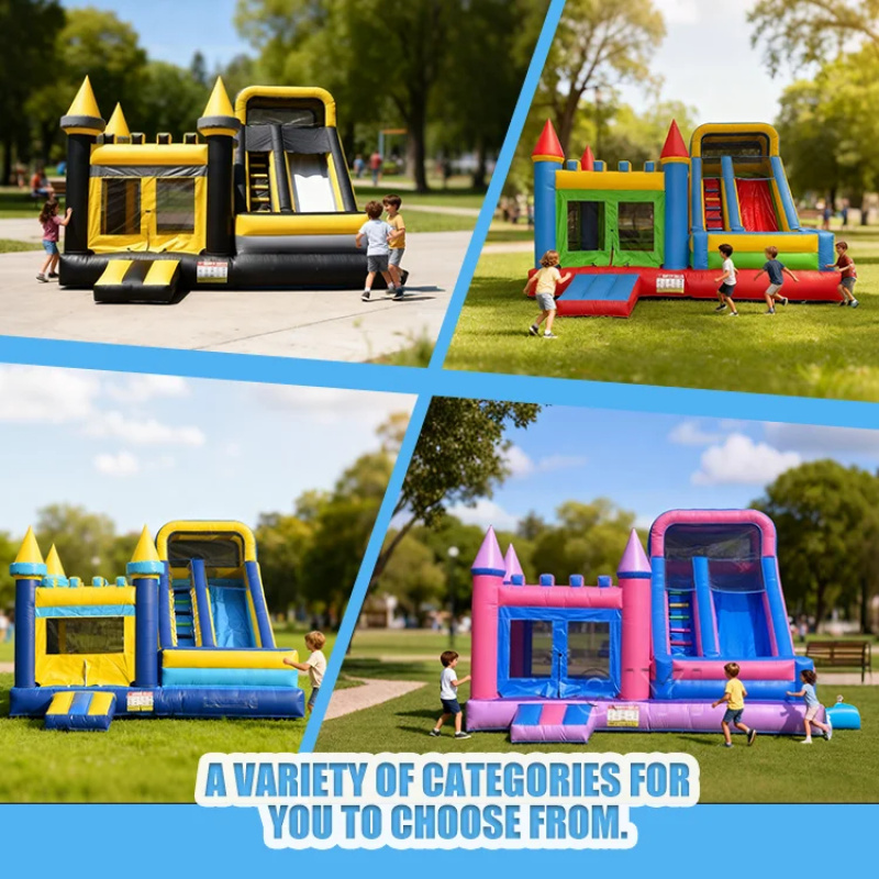 Commercial Bounce House Colorf - Kids Outdoor Jumping ulasan dan harga