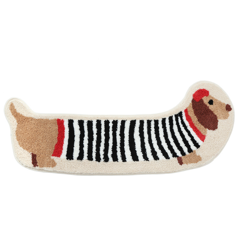Adorable Puppy Bedside Rug Plu - Kids Outdoor Floor Cushions ulasan dan harga