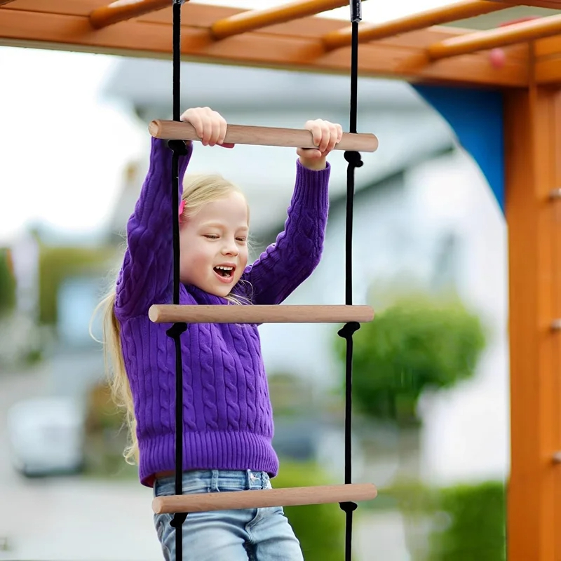 Children Climbing Rope Ladder  - Kids Outdoor Swing And Slide ulasan dan harga