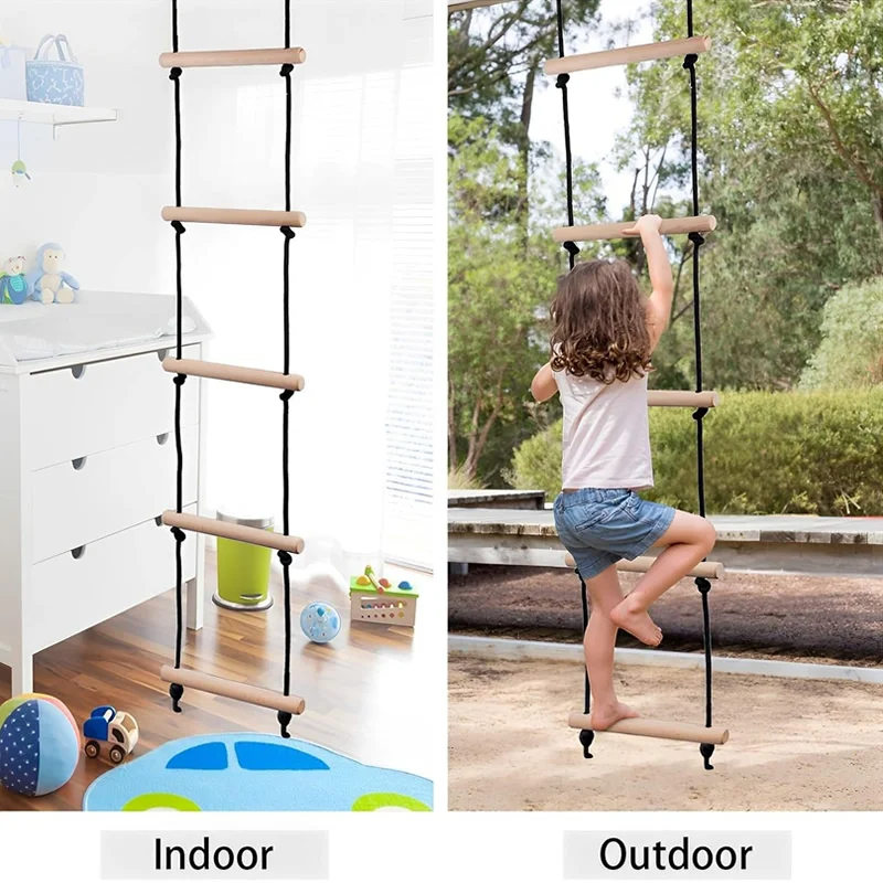 Children Climbing Rope Ladder  - Kids Outdoor Swing And Slide ulasan dan harga