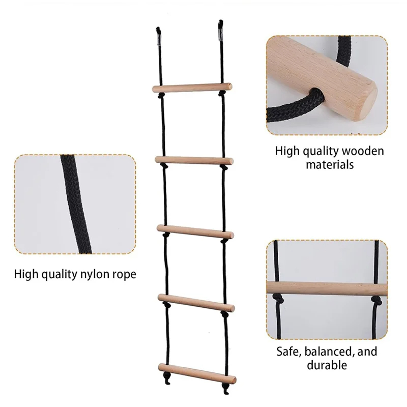 Children Climbing Rope Ladder  - Kids Outdoor Swing And Slide ulasan dan harga