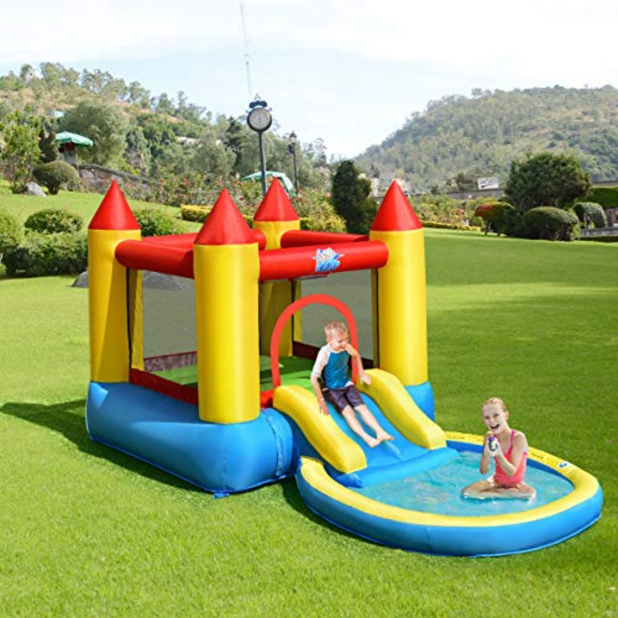 Outdoor backyard inflatable bo - Kids Outdoor Jumping ulasan dan harga