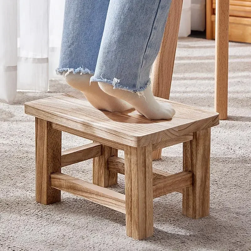 Solid Wood Stool Adult Shoe Ch - Kids Outdoor Tools ulasan dan harga