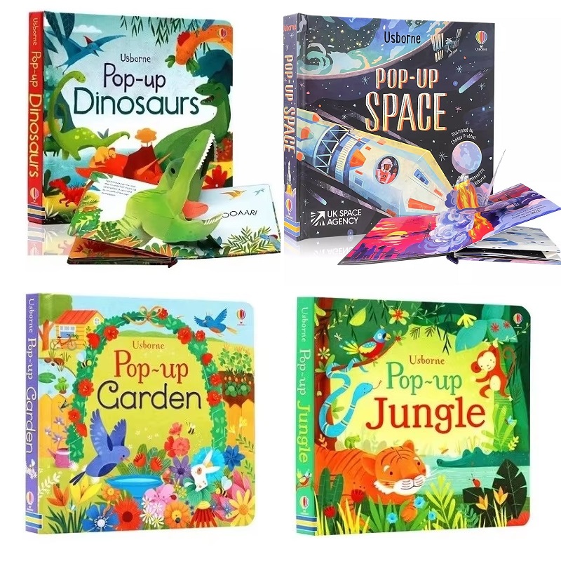 Usborne Pop Up Dinosaurs/Jungl - Kids Outdoor Tools ulasan dan harga