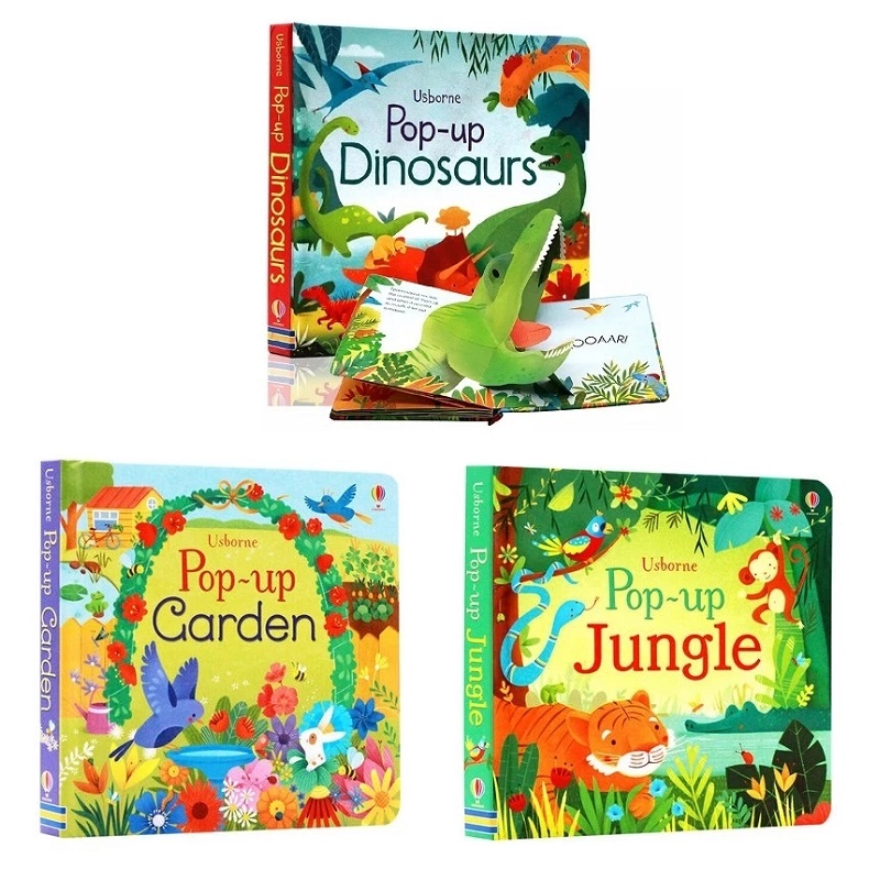 Usborne Pop Up Dinosaurs/Jungl - Kids Outdoor Tools ulasan dan harga