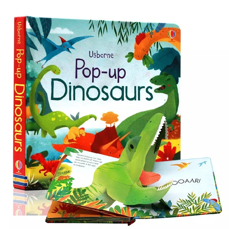 Usborne Pop Up Dinosaurs/Jungl - Kids Outdoor Tools ulasan dan harga