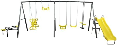 Sun Playground Metal A Fe Kids - Kids Outdoor Swing And Slide ulasan dan harga