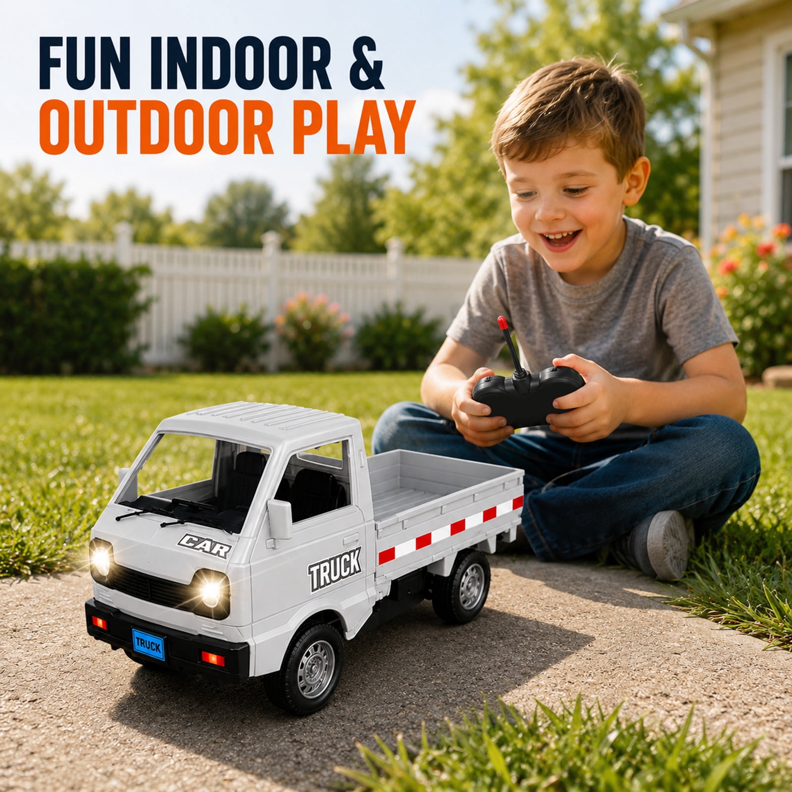 RC Pickup Truck Toy Remote Con - Kids Outdoor Electric Car ulasan dan harga
