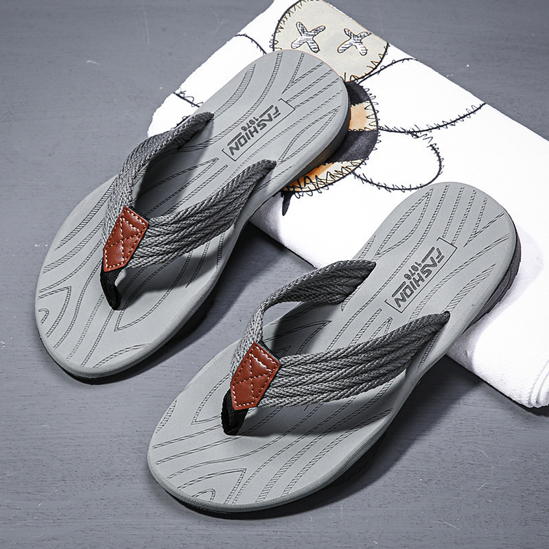 Men's Woven Striped Flip-flops - Kids Outdoor Tools ulasan dan harga