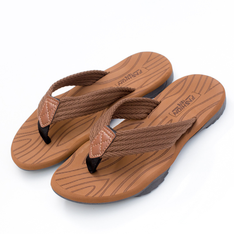 Men's Woven Striped Flip-flops - Kids Outdoor Tools ulasan dan harga