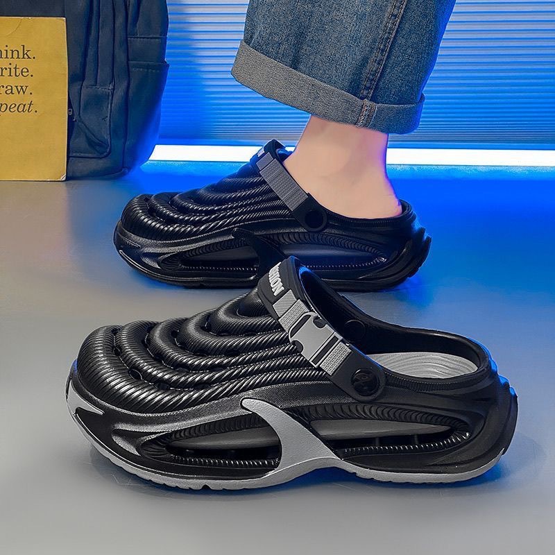 Men's thick-soled cool slipper - Outdoor Kid ulasan dan harga