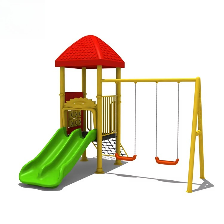 Steel Playground Equipment, Co - Kids Outdoor Swing And Slide ulasan dan harga