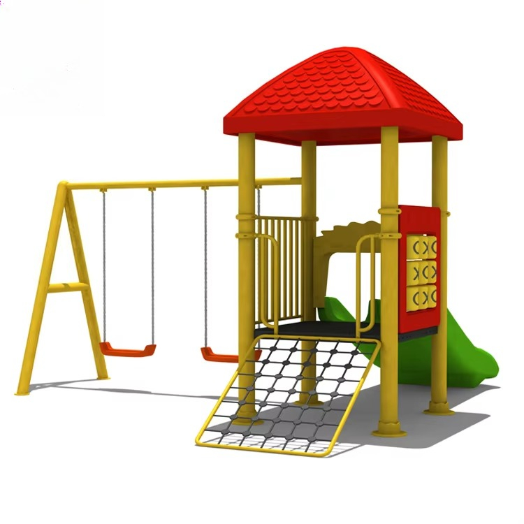 Steel Playground Equipment, Co - Kids Outdoor Swing And Slide ulasan dan harga