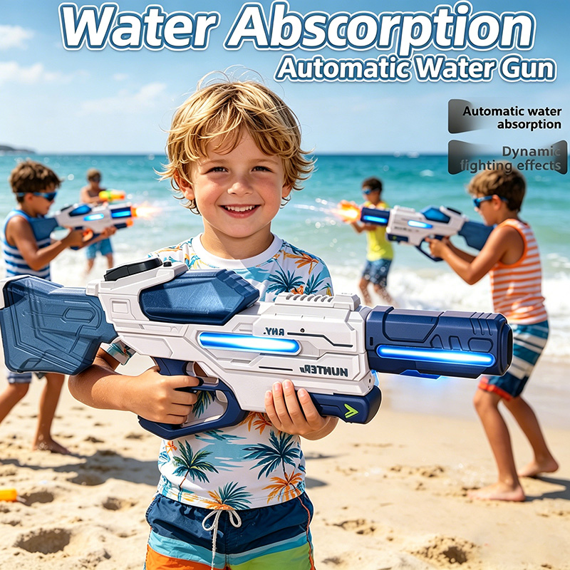 Electric Water Gun with Light  - Kids Outdoor Lights ulasan dan harga