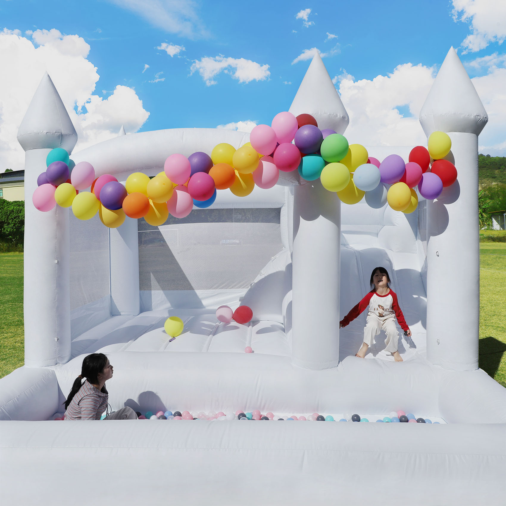 Bouncy Castle Bounce Houses Ju - Kids Outdoor Jumping ulasan dan harga