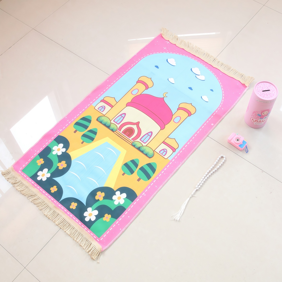 Printed Velvet Children's Pray - Kids Outdoor Floor Cushions ulasan dan harga