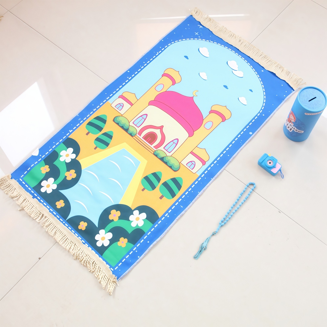 Printed Velvet Children's Pray - Kids Outdoor Floor Cushions ulasan dan harga