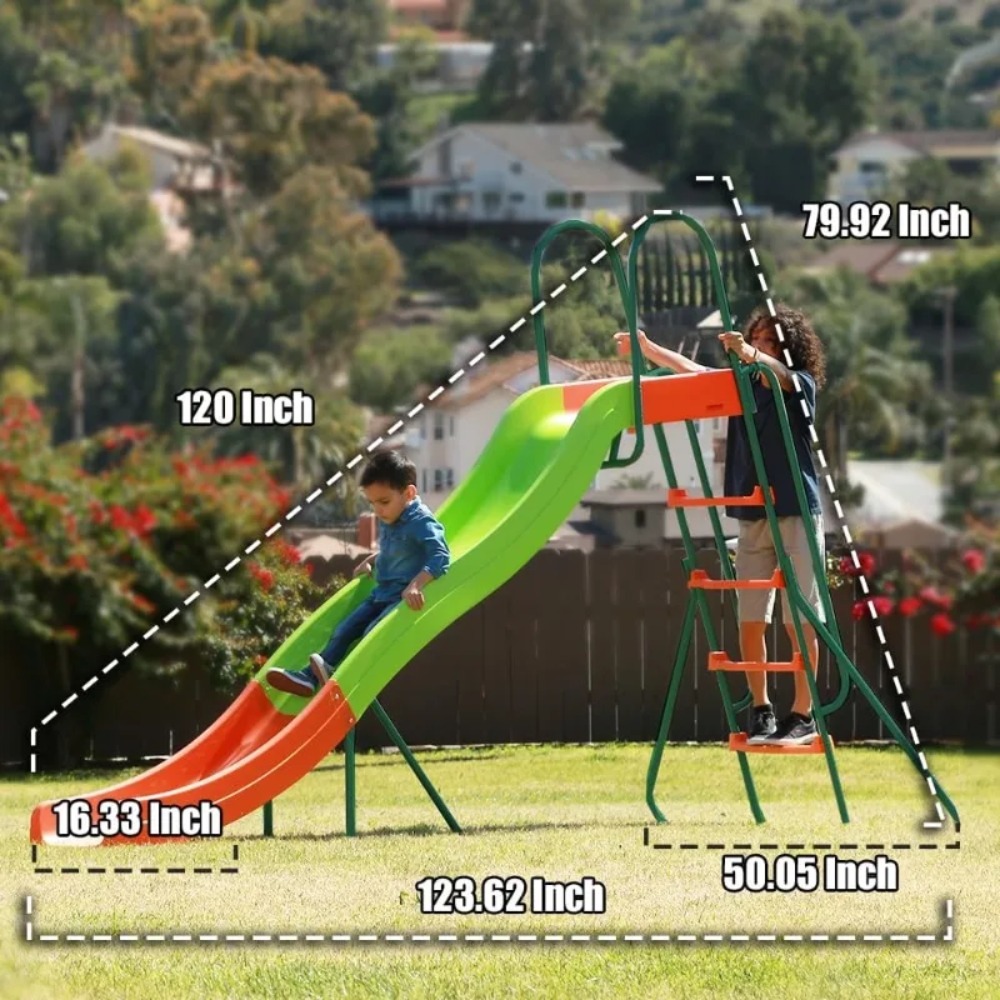 Patio Umbrellas-Playground Sli - Kids Outdoor Swing And Slide ulasan dan harga