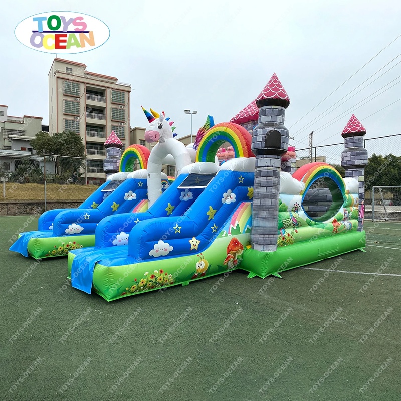 Customized Large Outdoor Playg - Kids Outdoor Jumping ulasan dan harga