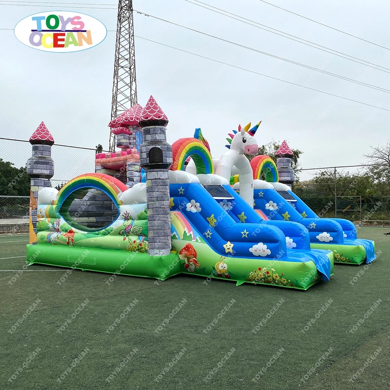 Customized Large Outdoor Playg - Kids Outdoor Jumping ulasan dan harga