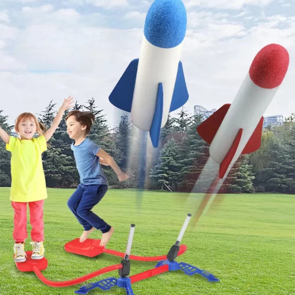 Kids Outdoor Rocket Foot Pump  - Kids Outdoor Jumping ulasan dan harga