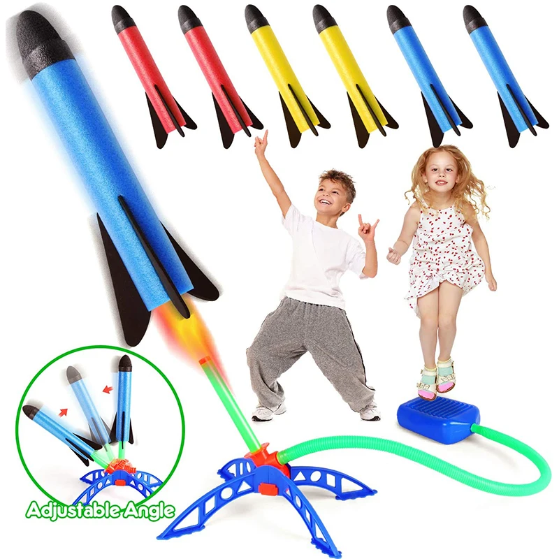 Kids Outdoor Rocket Foot Pump  - Kids Outdoor Jumping ulasan dan harga