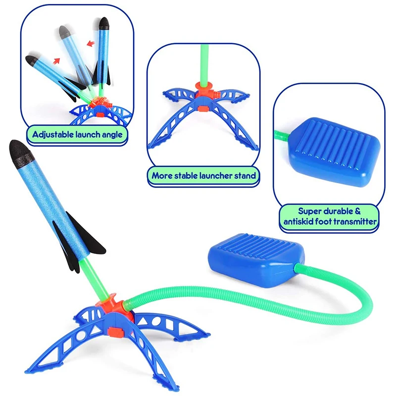 Kids Outdoor Rocket Foot Pump  - Kids Outdoor Jumping ulasan dan harga