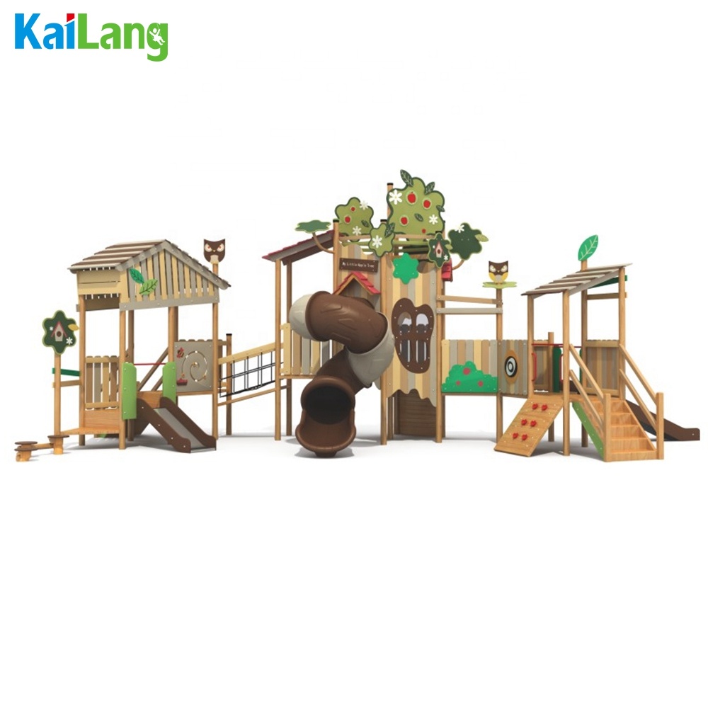 Forest Garden Wooden Amusement - Outdoor Children'S Park ulasan dan harga