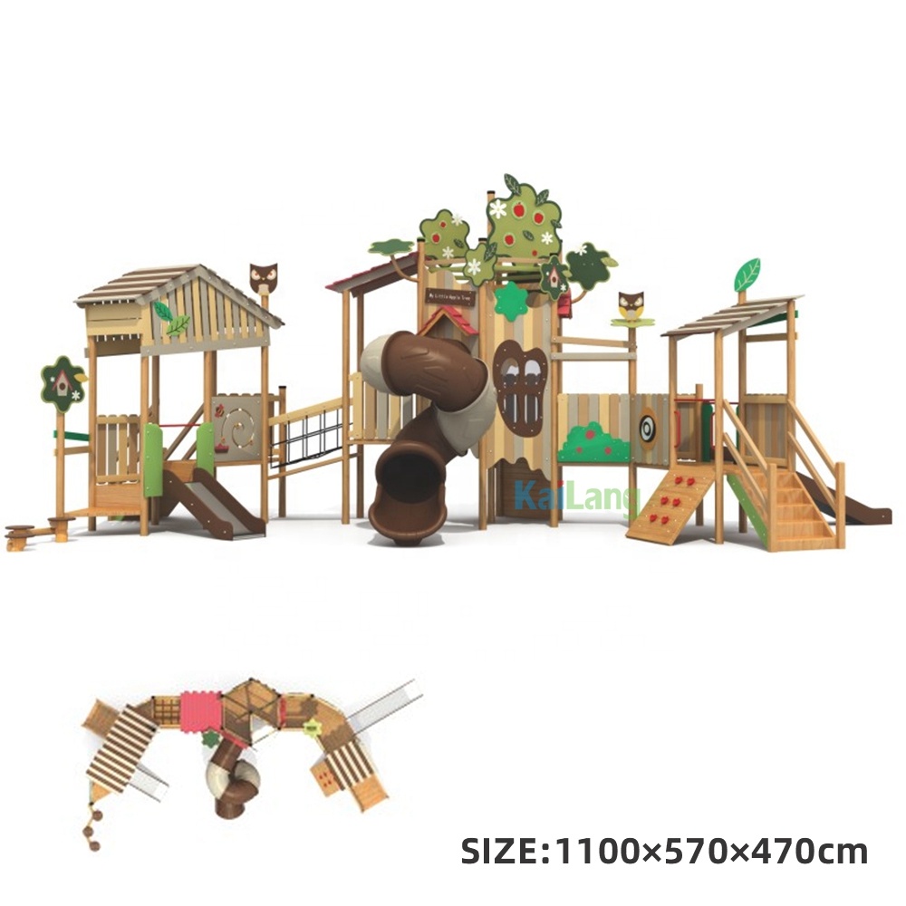 Forest Garden Wooden Amusement - Outdoor Children'S Park ulasan dan harga