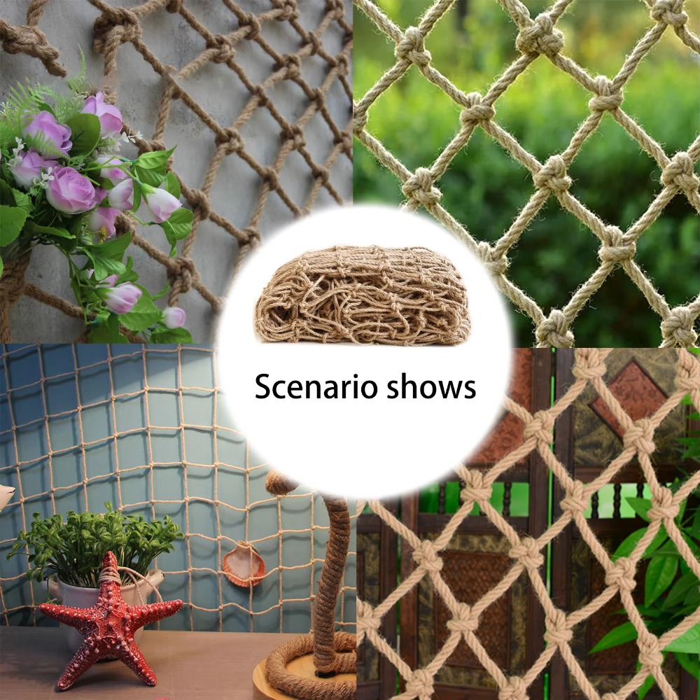 Hemp Rope Climbing Net Garden  - Kids Outdoor Tools ulasan dan harga