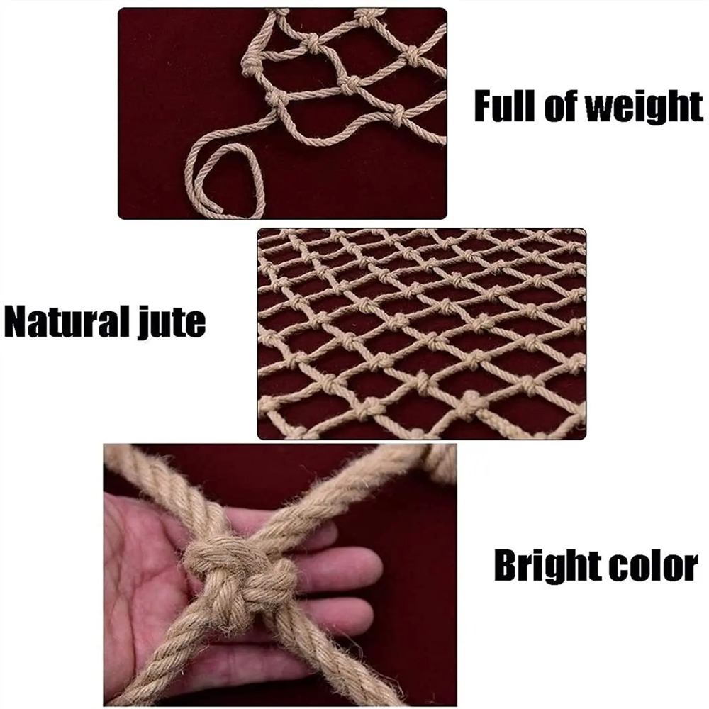 Hemp Rope Climbing Net Garden  - Kids Outdoor Tools ulasan dan harga