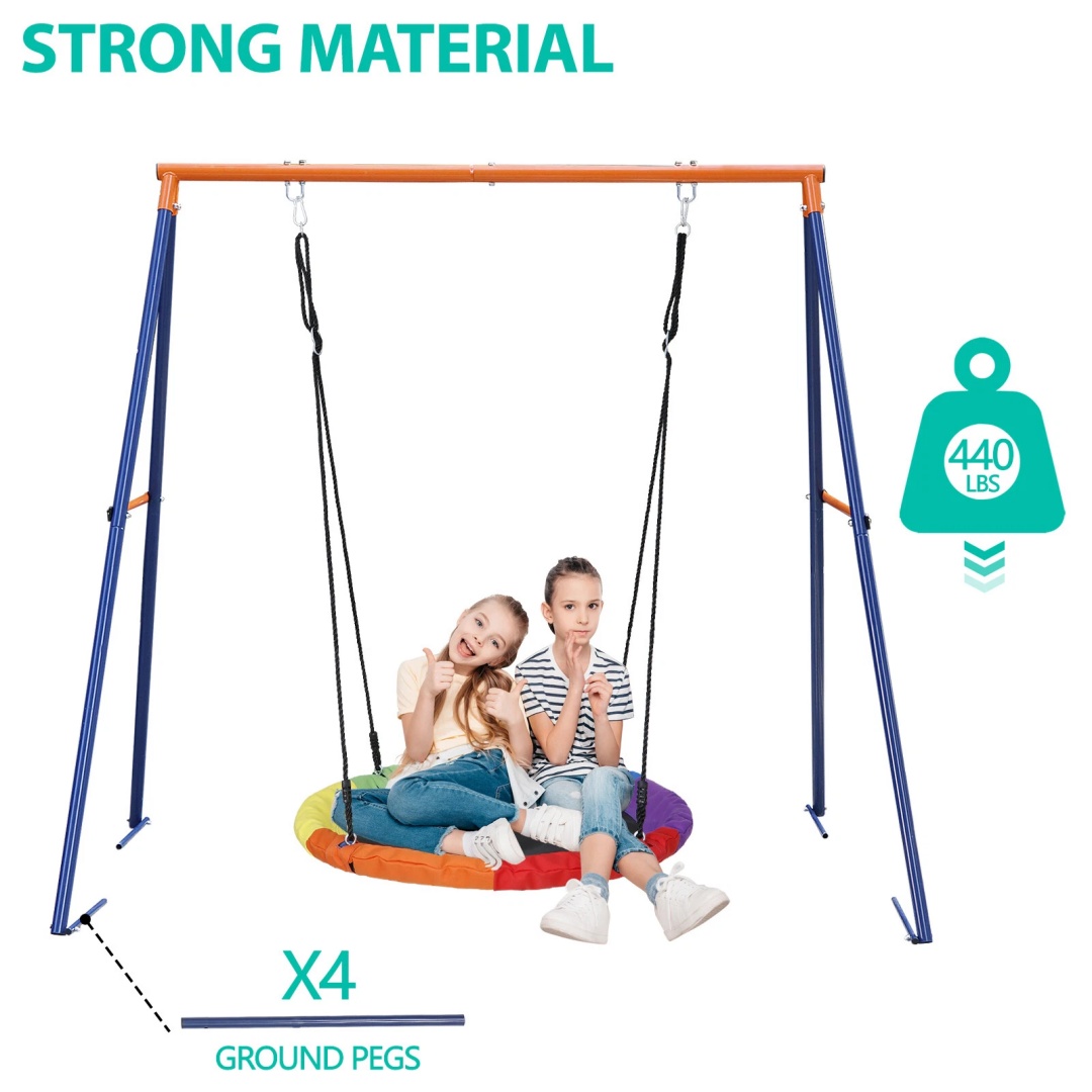 Swing Stand Frame Heavy Duty A - Kids Outdoor Furniture Set ulasan dan harga