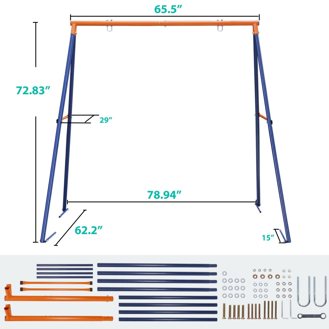 Swing Stand Frame Heavy Duty A - Kids Outdoor Furniture Set ulasan dan harga