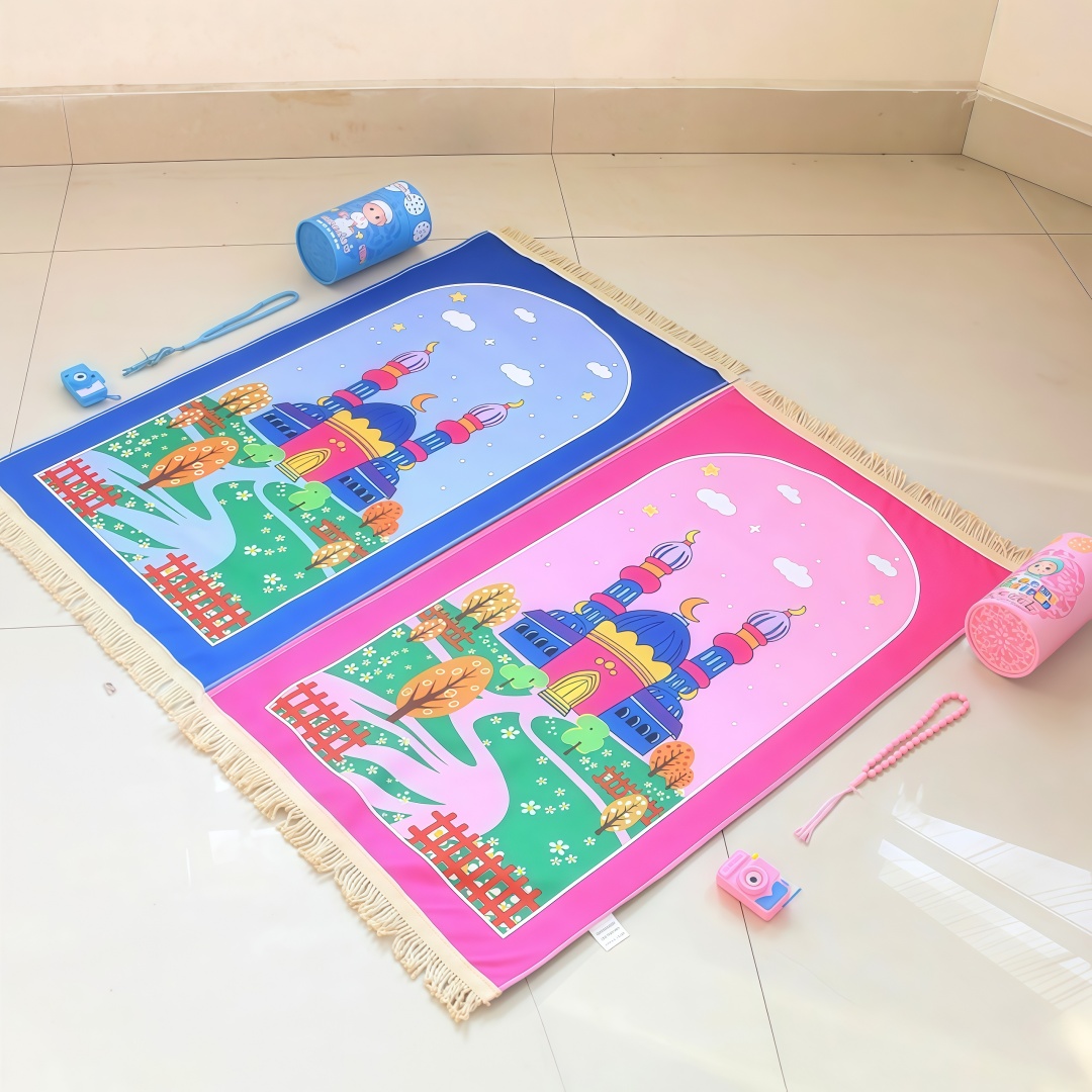 Velvet No.4 Kids Prayer Rug, S - Kids Outdoor Floor Cushions ulasan dan harga