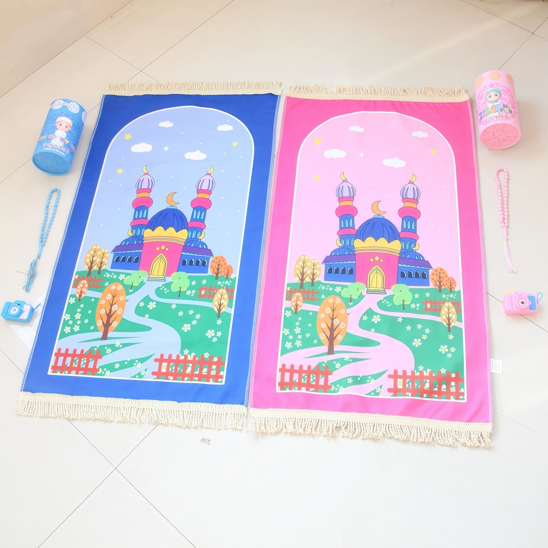 Velvet No.4 Kids Prayer Rug, S - Kids Outdoor Floor Cushions ulasan dan harga