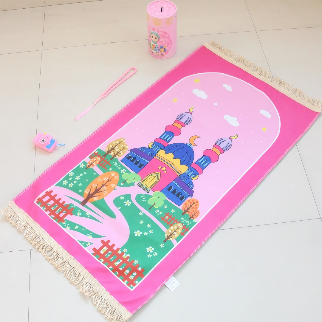 Velvet No.4 Kids Prayer Rug, S - Kids Outdoor Floor Cushions ulasan dan harga