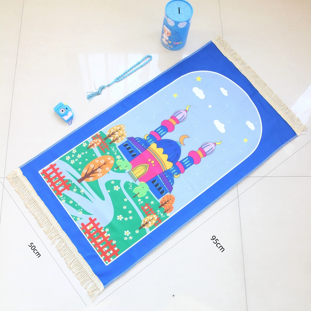 Velvet No.4 Kids Prayer Rug, S - Kids Outdoor Floor Cushions ulasan dan harga